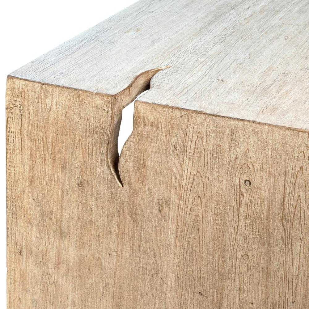 Henry & Mason - Elliot Reclaimed Pine Wood Desk in a Light Warm Wash Finish - DV7867 veiw 5