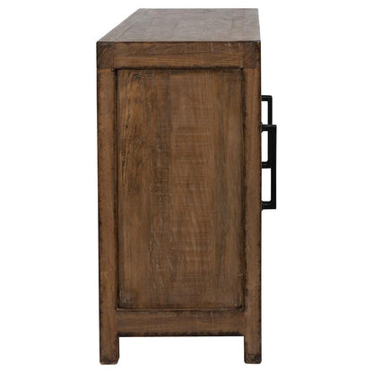 Henry & Mason - Elliot Reclaimed Pine Wood Sideboard in a Medium Brown Finish - DV7871 veiw 3