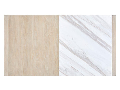 Henry & Mason  -  Elliston Gallery Buff And Antique Silver Rectangular Cocktail Table  - AFA01230 view 7