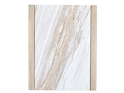 Henry & Mason  -  Elliston Gallery Buff And Antique Silver Rectangular End Table  - AFA01231 view 8