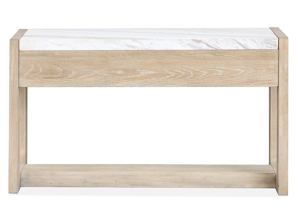 Henry & Mason  -  Elliston Gallery Buff And Antique Silver Rectangular Sofa Table  - AFA01232 view 5