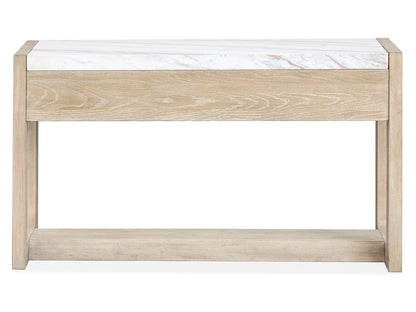 Henry & Mason  -  Elliston Gallery Buff And Antique Silver Rectangular Sofa Table  - AFA01232 view 5