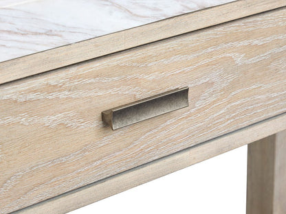 Henry & Mason  -  Elliston Gallery Buff And Antique Silver Rectangular Sofa Table  - AFA01232 view 9