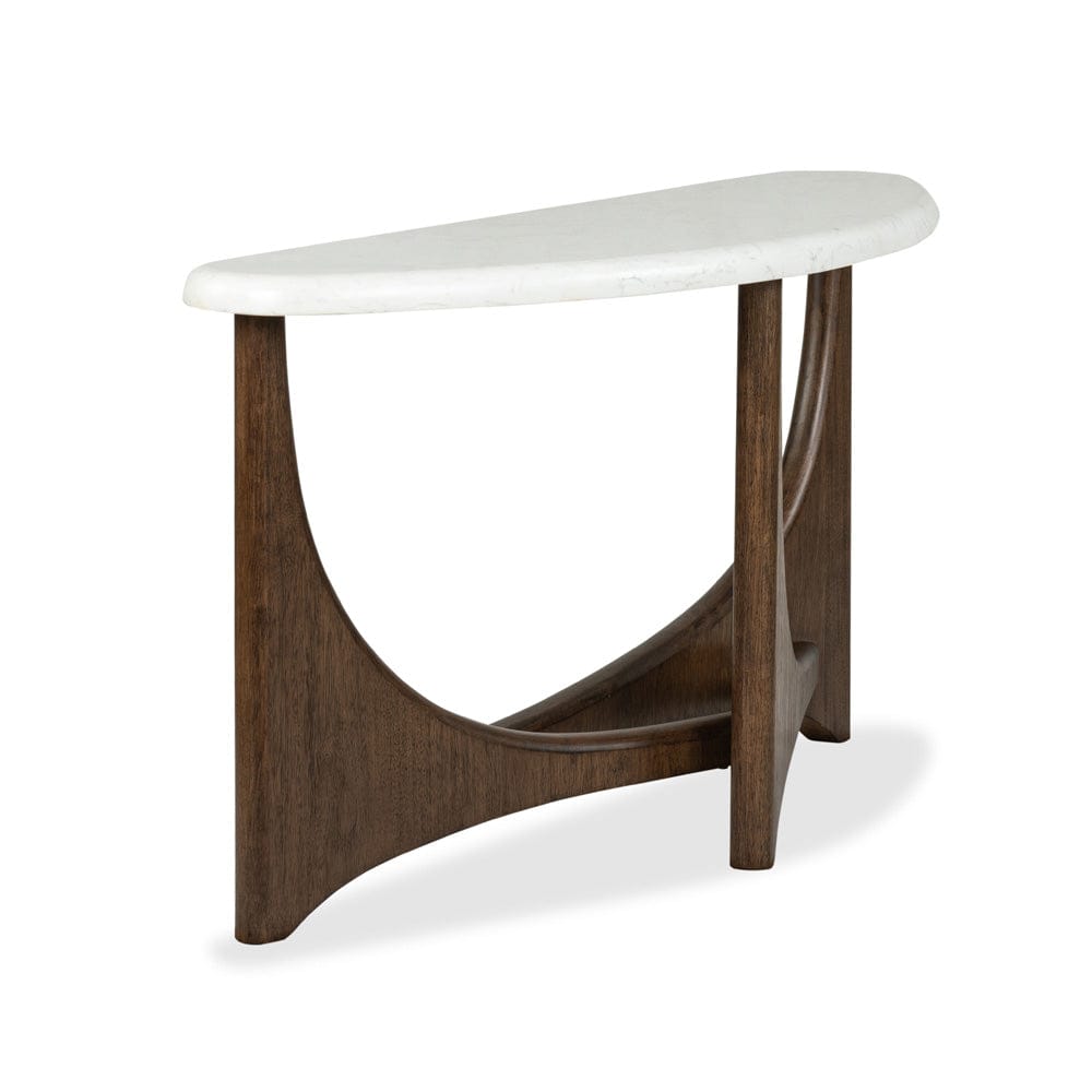 Henry & Mason  -  Eloria Turkish Coffee Demilune Sofa Table  - AFA00763 view 3