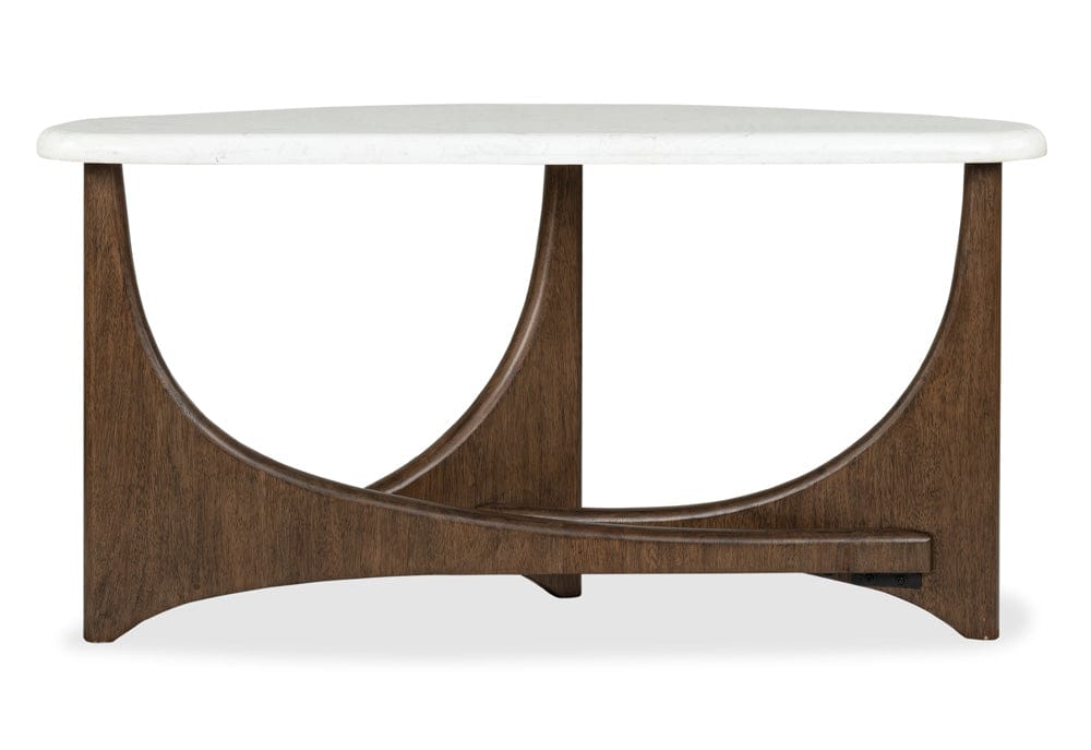 Henry & Mason  -  Eloria Turkish Coffee Demilune Sofa Table  - AFA00763 view 4