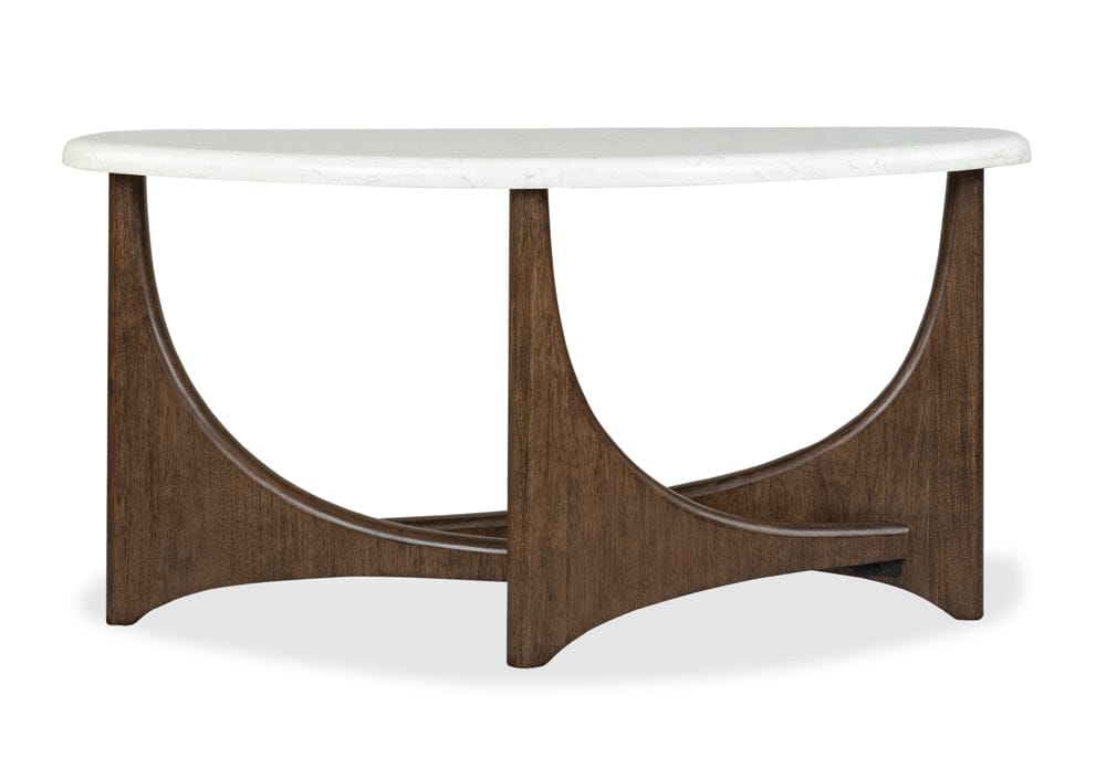 Henry & Mason  -  Eloria Turkish Coffee Demilune Sofa Table  - AFA00763 view 5