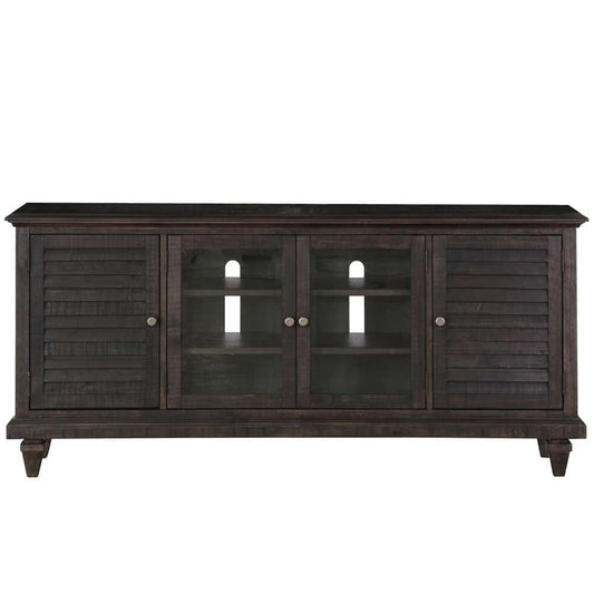 Henry & Mason - Elowen Ridge Rustic Weathered Charcoal Entertainment Console - AFA00164 view 1