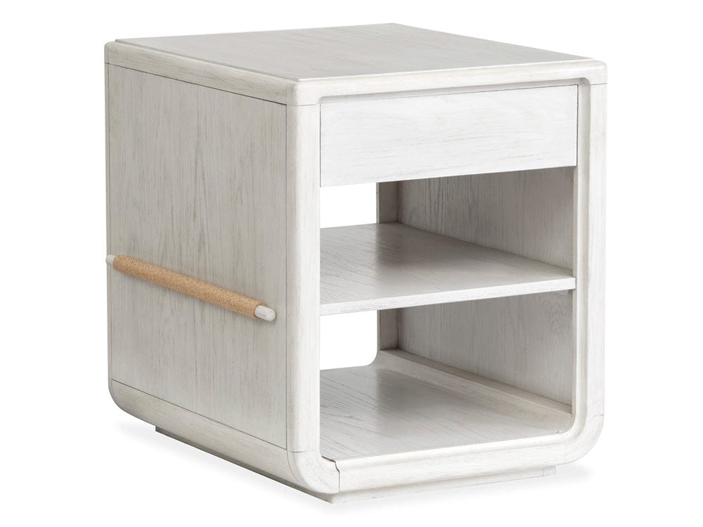 Henry & Mason  -  Ember Cove Moonlight Pearl Chairside End Table  - AFA01396 view 4