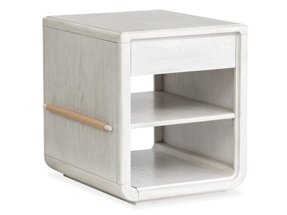 Henry & Mason  -  Ember Cove Moonlight Pearl Chairside End Table  - AFA01396 view 4