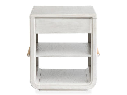 Henry & Mason  -  Ember Cove Moonlight Pearl Chairside End Table  - AFA01396 view 5