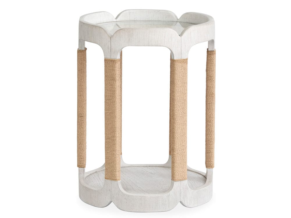 Henry & Mason  -  Ember Cove Moonlight Pearl Drum Table  - AFA01397 view 3