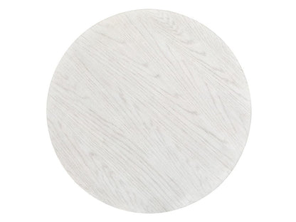 Henry & Mason  -  Ember Cove Moonlight Pearl Round End Table  - AFA01400 view 4