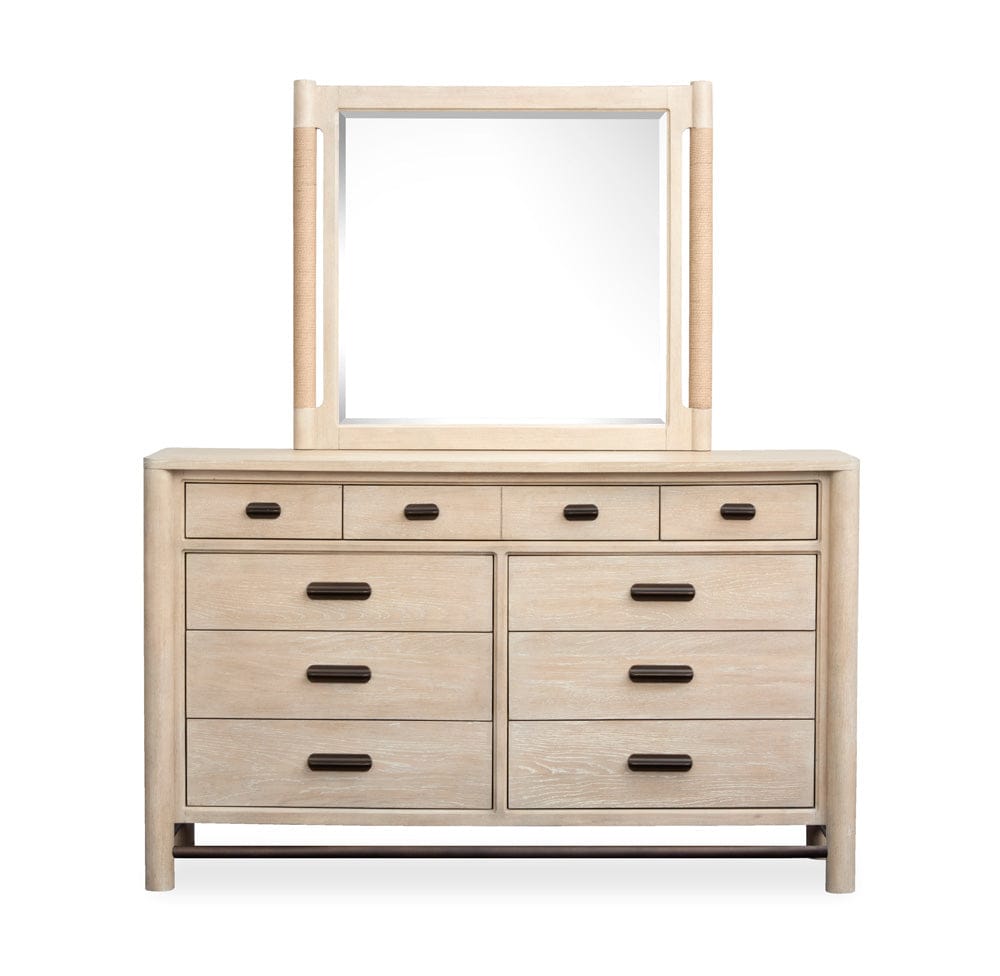 Henry & Mason  -  Ember Cove Sanibel Brown Drawer Dresser With Landscape Mirror  - AFA01409 view 2
