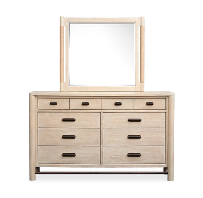 Henry & Mason  -  Ember Cove Sanibel Brown Drawer Dresser With Landscape Mirror  - AFA01409 view 2