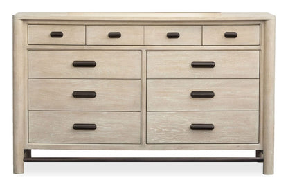 Henry & Mason  -  Ember Cove Sanibel Brown Drawer Dresser With Landscape Mirror  - AFA01409 view 4