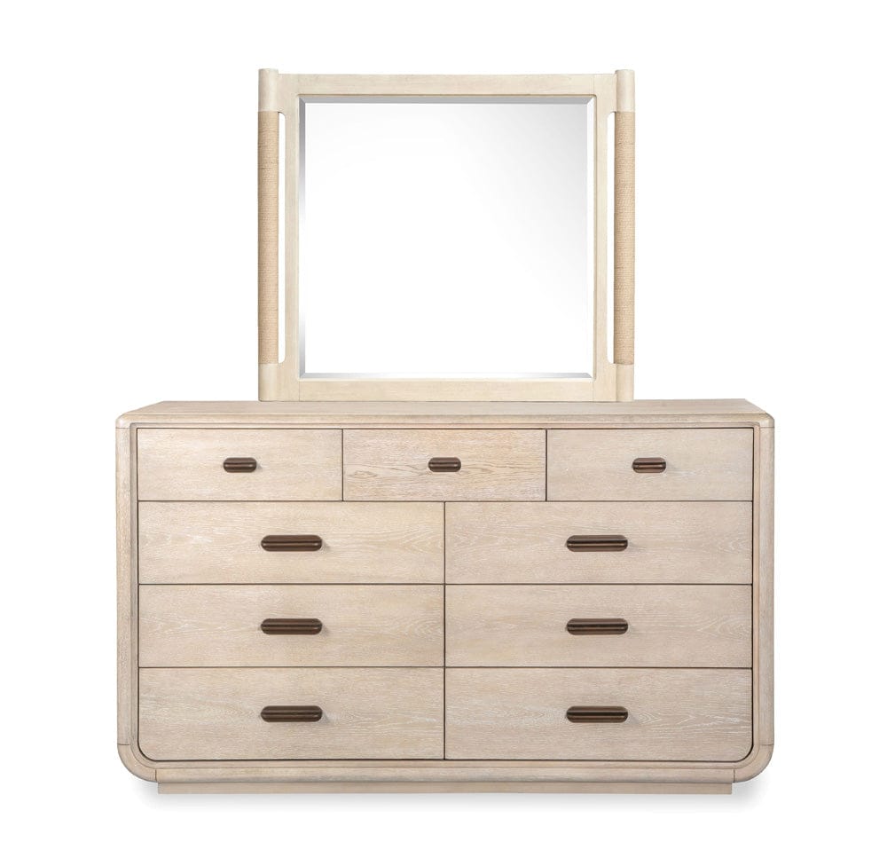 Henry & Mason  -  Ember Cove Sanibel Brown Drawer Dresser With Landscape Mirror  - AFA01410 view 1