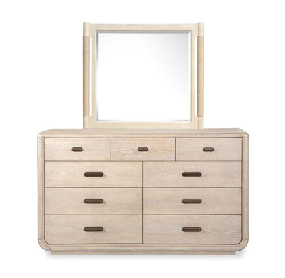 Henry & Mason  -  Ember Cove Sanibel Brown Drawer Dresser With Landscape Mirror  - AFA01410 view 1