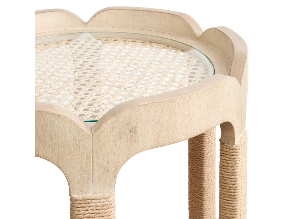 Henry & Mason  -  Ember Cove Sanibel Brown Drum Table  - AFA01412 view 5