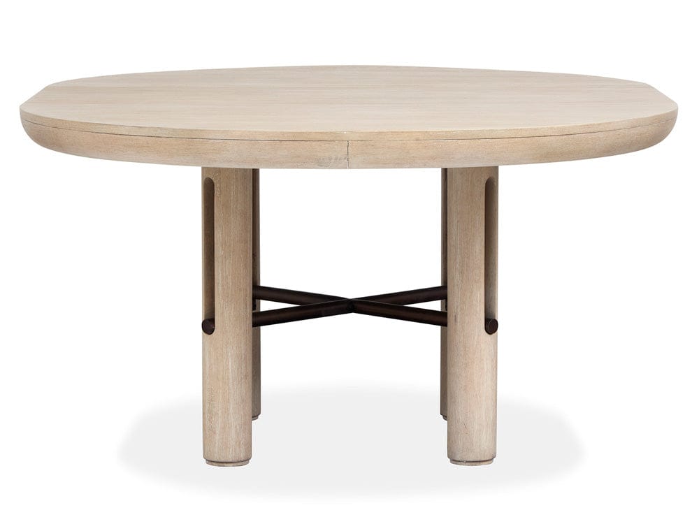 Henry & Mason  -  Ember Cove Sanibel Brown Extendable Round Dining Table  - AFA01413 view 3