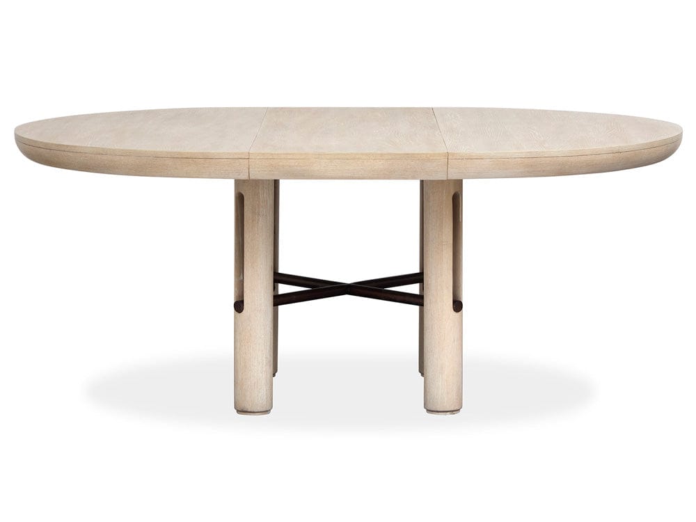 Henry & Mason  -  Ember Cove Sanibel Brown Extendable Round Dining Table  - AFA01413 view 7