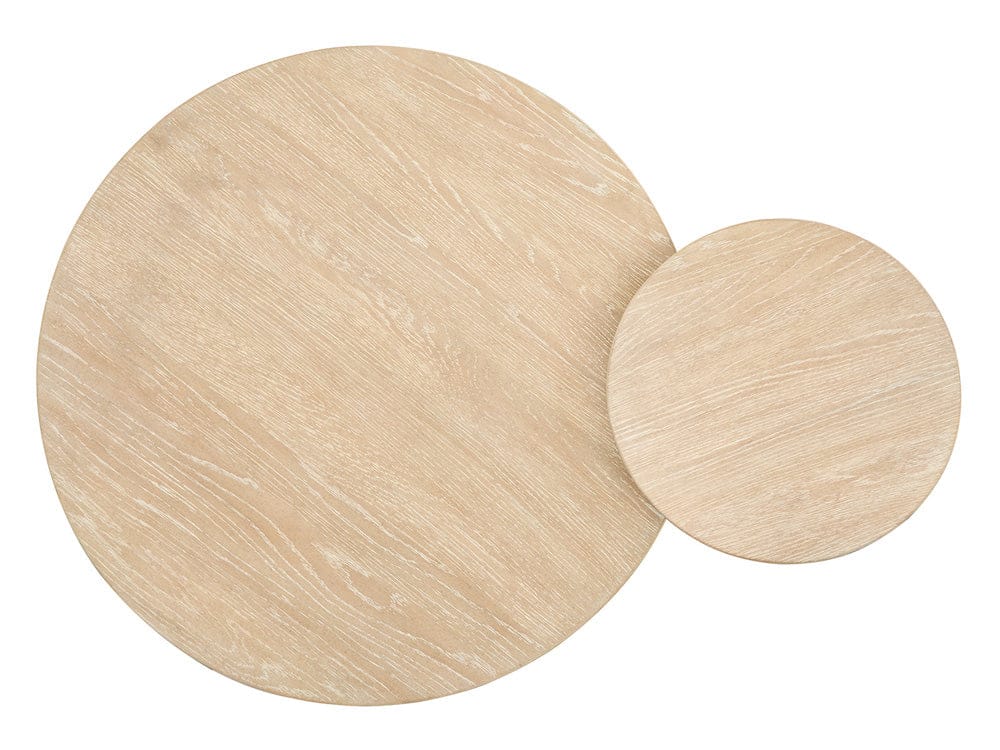 Henry & Mason  -  Ember Cove Sanibel Brown Nesting Cocktail Table With Casters  - AFA01417 view 9