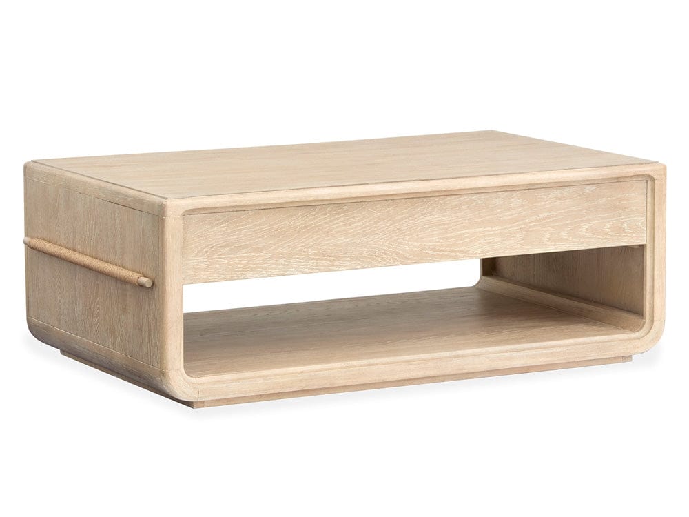Henry & Mason  -  Ember Cove Sanibel Brown Rectangular Cocktail Table With Casters  - AFA01421 view 4