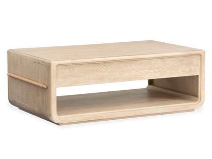 Henry & Mason  -  Ember Cove Sanibel Brown Rectangular Cocktail Table With Casters  - AFA01421 view 4