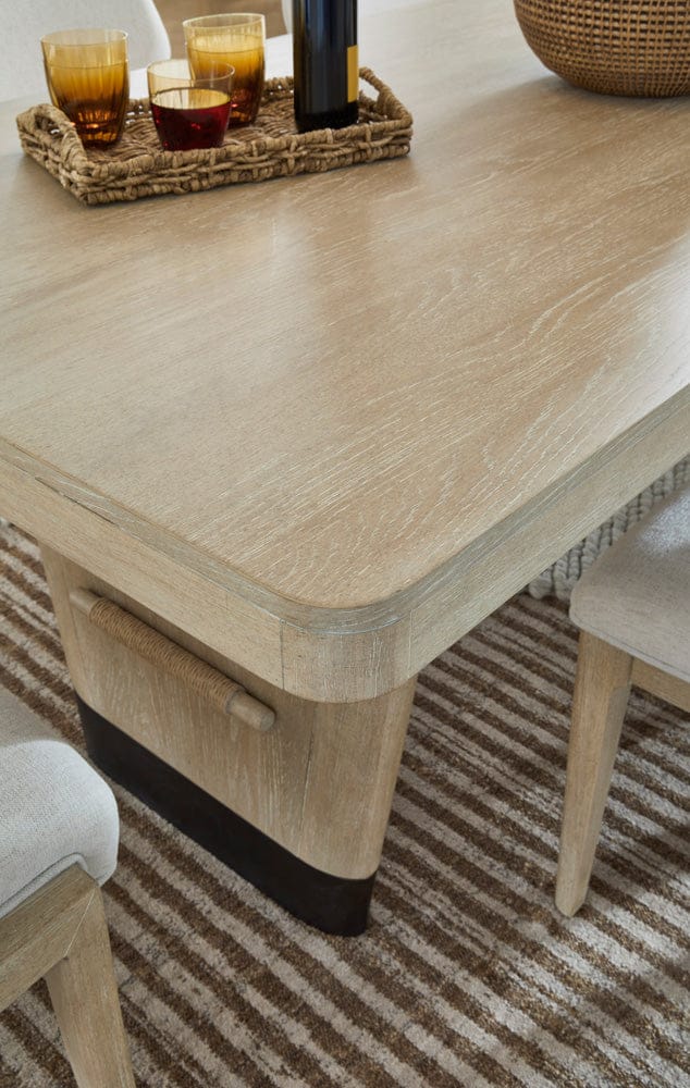 Henry & Mason  -  Ember Cove Sanibel Brown Trestle Dining Table  - AFA01423 view 6