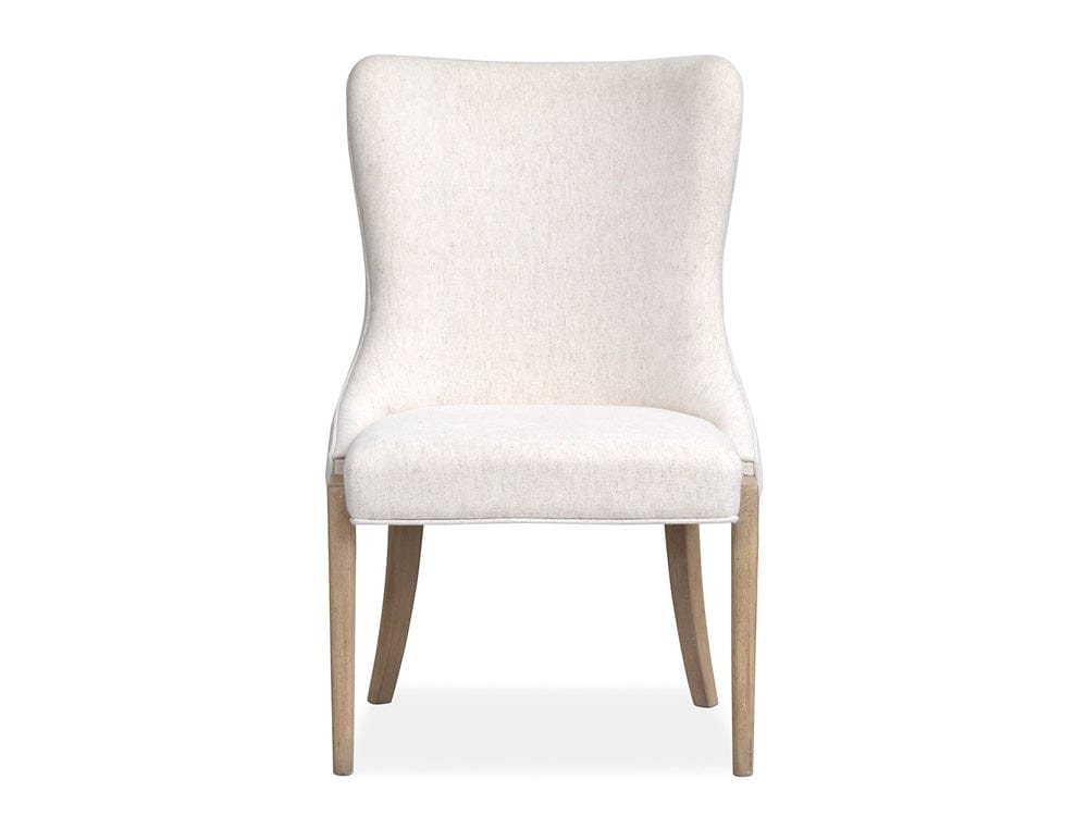 Henry & Mason  -  Ember Cove Sanibel Brown Upholstered Host Chair (Set of 2)  - AFA01424 view 2