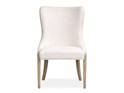 Henry & Mason  -  Ember Cove Sanibel Brown Upholstered Host Chair (Set of 2)  - AFA01424 view 2
