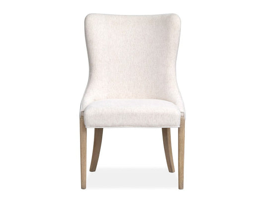 Henry & Mason  -  Ember Cove Sanibel Brown Upholstered Host Chair (Set of 2)  - AFA01424 view 2
