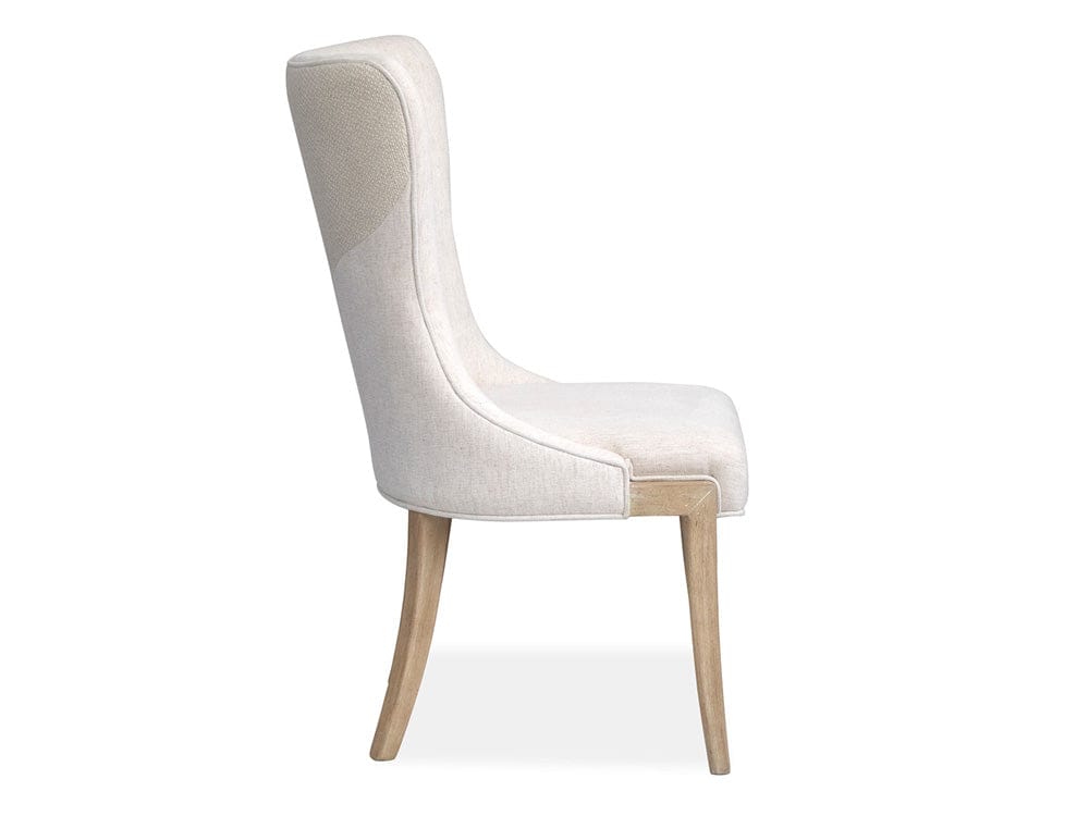 Henry & Mason  -  Ember Cove Sanibel Brown Upholstered Host Chair (Set of 2)  - AFA01424 view 3