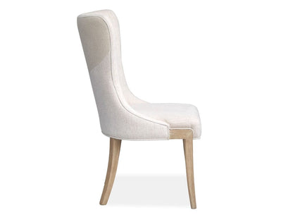 Henry & Mason  -  Ember Cove Sanibel Brown Upholstered Host Chair (Set of 2)  - AFA01424 view 3