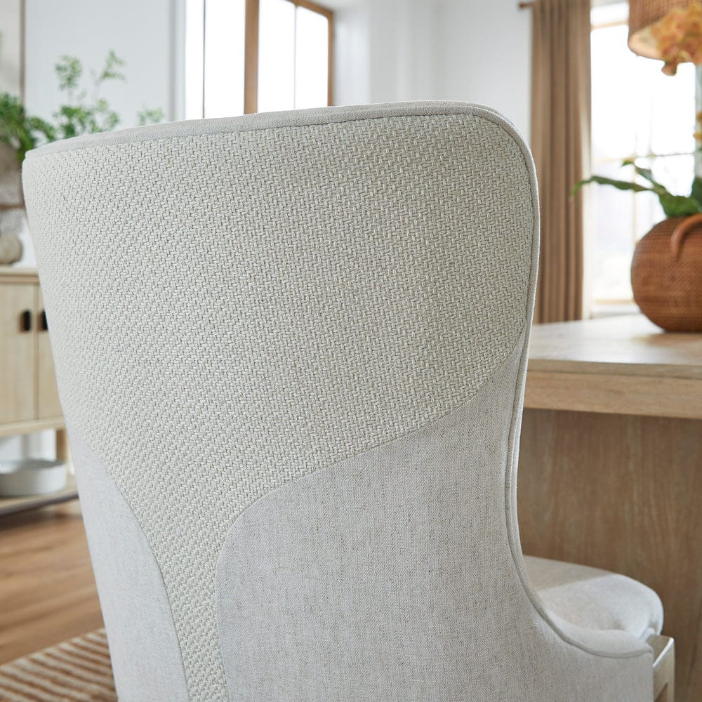 Henry & Mason  -  Ember Cove Sanibel Brown Upholstered Host Chair (Set of 2)  - AFA01424 view 5