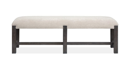 Henry & Mason  -  Ember Creek Ravenwood Black Bench  - AFA01162 view 2