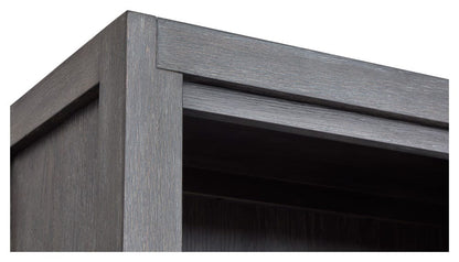 Henry & Mason  -  Ember Creek Ravenwood Black Bookcase  - AFA01163 view 3