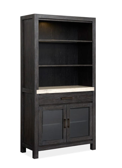 Henry & Mason  -  Ember Creek Ravenwood Black Display Cabinet  - AFA01168 view 1