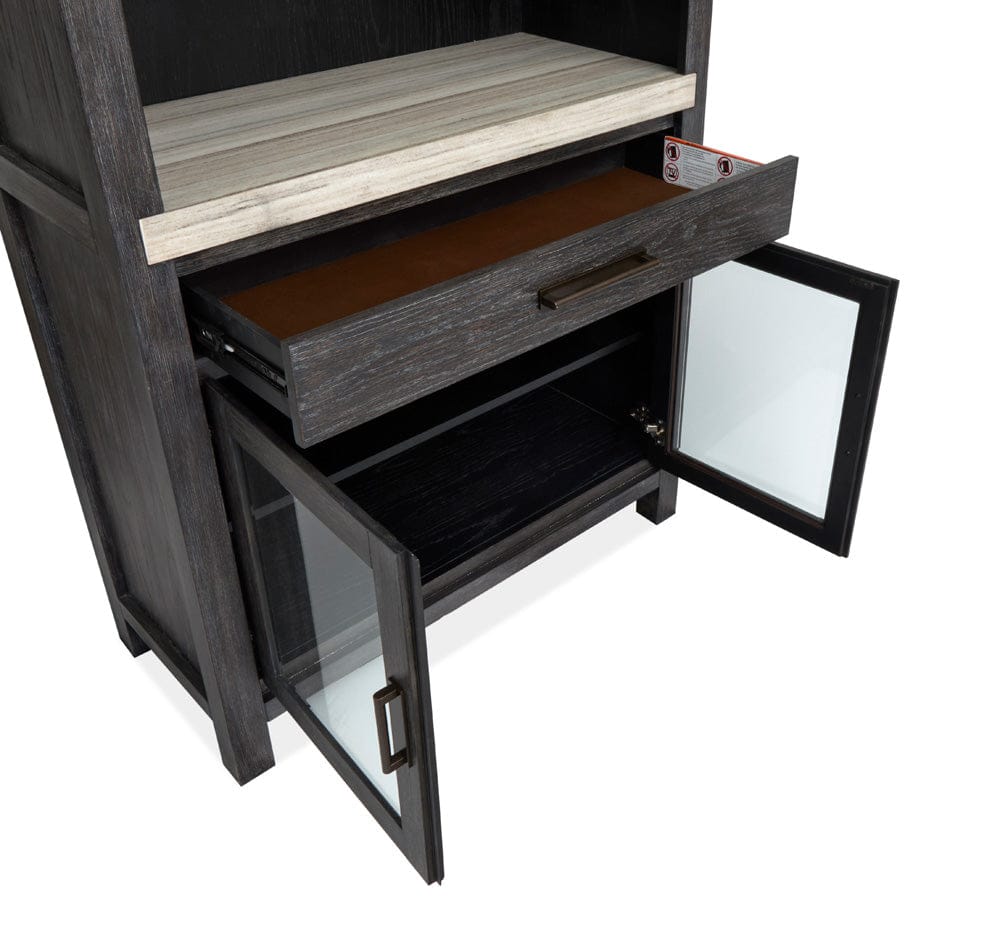 Henry & Mason  -  Ember Creek Ravenwood Black Display Cabinet  - AFA01168 view 6