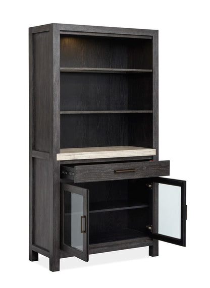 Henry & Mason  -  Ember Creek Ravenwood Black Display Cabinet  - AFA01168 view 7