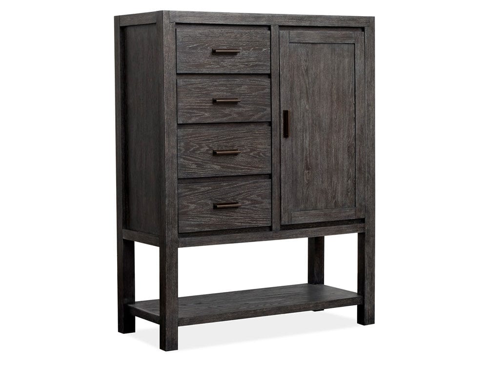 Henry & Mason  -  Ember Creek Ravenwood Black Door Chest  - AFA01169 view 1