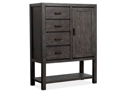 Henry & Mason  -  Ember Creek Ravenwood Black Door Chest  - AFA01169 view 1