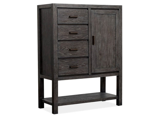 Henry & Mason  -  Ember Creek Ravenwood Black Door Chest  - AFA01169 view 1