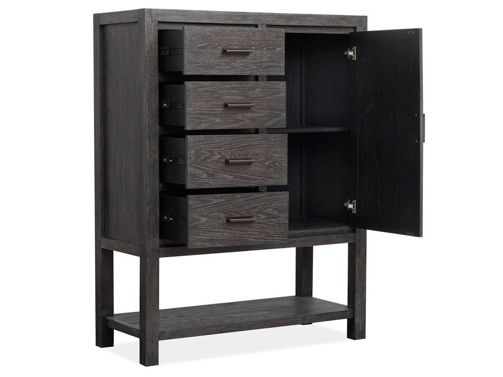 Henry & Mason  -  Ember Creek Ravenwood Black Door Chest  - AFA01169 view 5