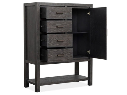 Henry & Mason  -  Ember Creek Ravenwood Black Door Chest  - AFA01169 view 5