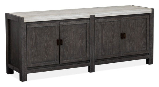 Henry & Mason  -  Ember Creek Ravenwood Black Door Console  - AFA01170 view 1