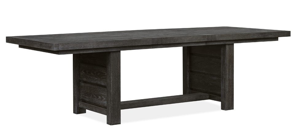 Henry & Mason  -  Ember Creek Ravenwood Black Extendable Trestle Dining Table  - AFA01175 view 2