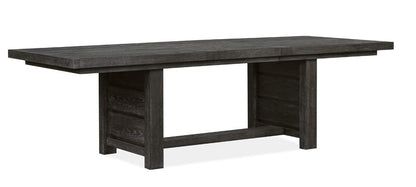 Henry & Mason  -  Ember Creek Ravenwood Black Extendable Trestle Dining Table  - AFA01175 view 2