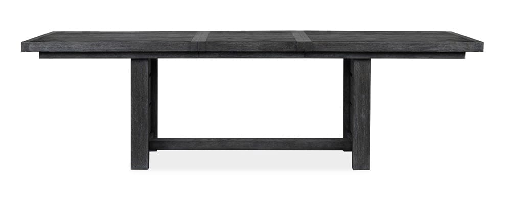 Henry & Mason  -  Ember Creek Ravenwood Black Extendable Trestle Dining Table  - AFA01175 view 3