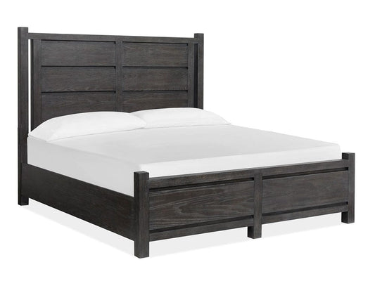 Henry & Mason  -  Ember Creek Ravenwood Black King Panel Bed  - AFA01176 view 1