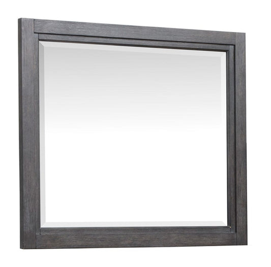 Henry & Mason  -  Ember Creek Ravenwood Black Landscape Mirror  - AFA01180 view 1